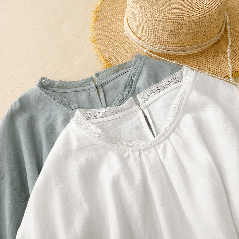 VISTA LINEN BLOUSE - Image 3