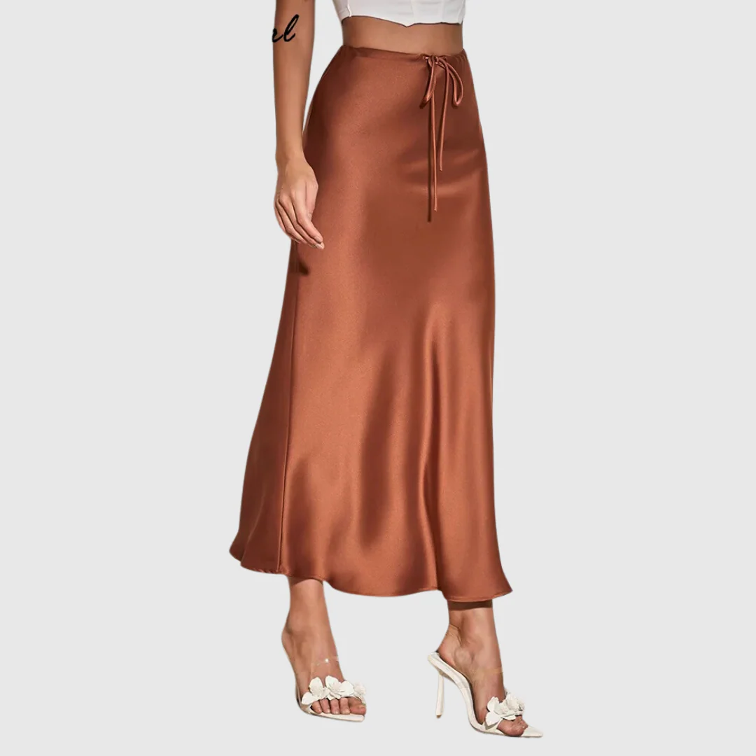 Vivienne Clairmont Satin Skirt - Image 6