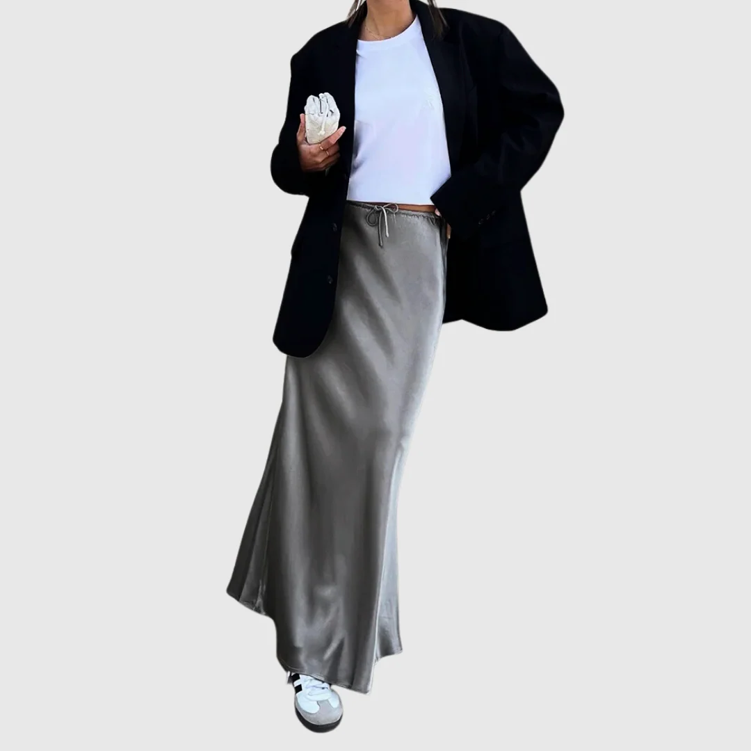 Vivienne Clairmont Satin Skirt - Image 7
