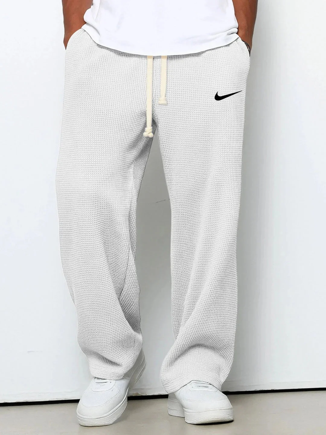 Waffle Weave Track Pants - Image 3