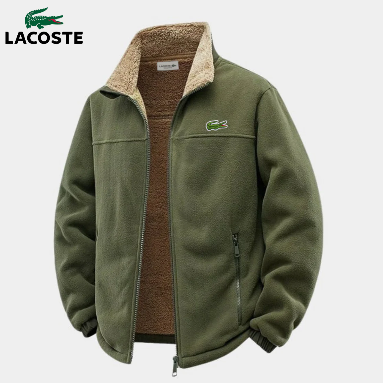 Warm Sherpa Fleece Jacket - CLEARANCE SALE - Image 3