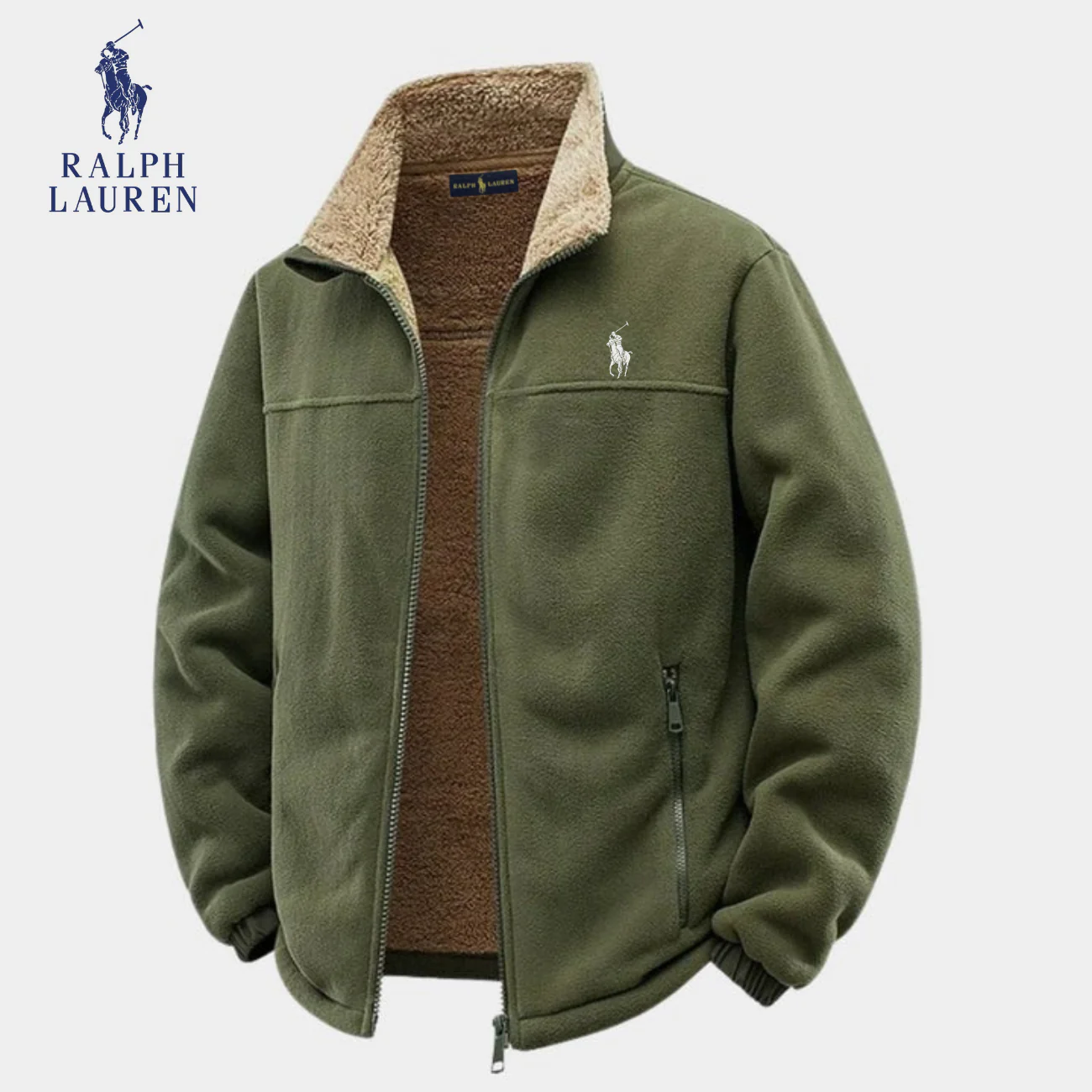 Warm Sherpa Fleece Jacket - CLEARANCE SALE - Image 3