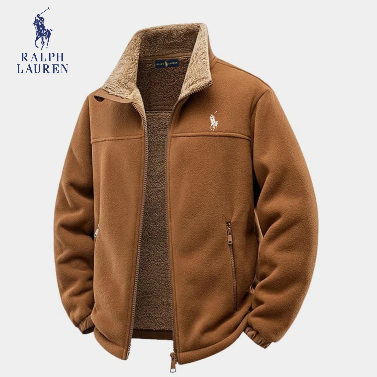 Warm Sherpa Fleece Jacket - CLEARANCE SALE - Image 4