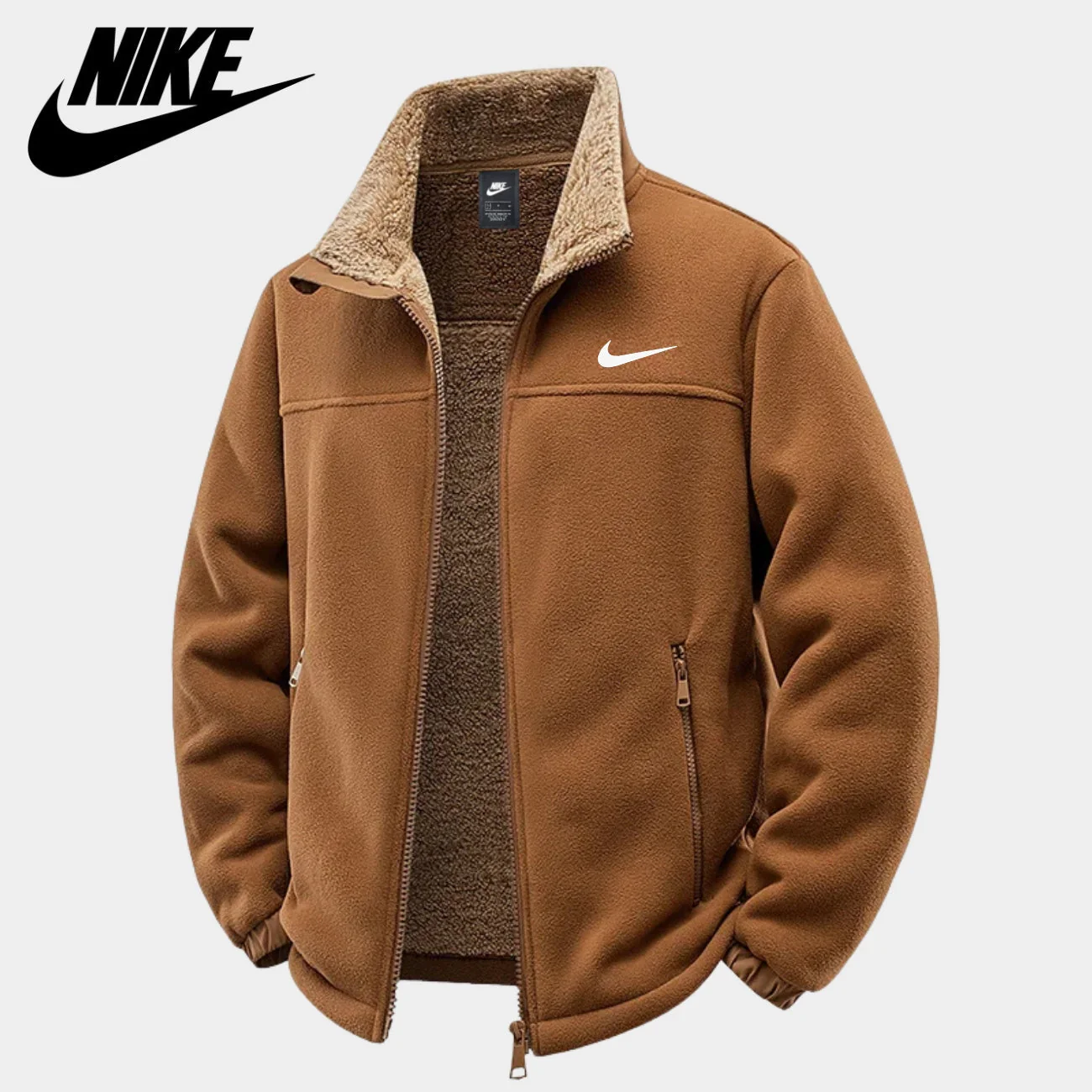 Warm Sherpa Fleece Jacket || CLEARANCE SALE - Image 4