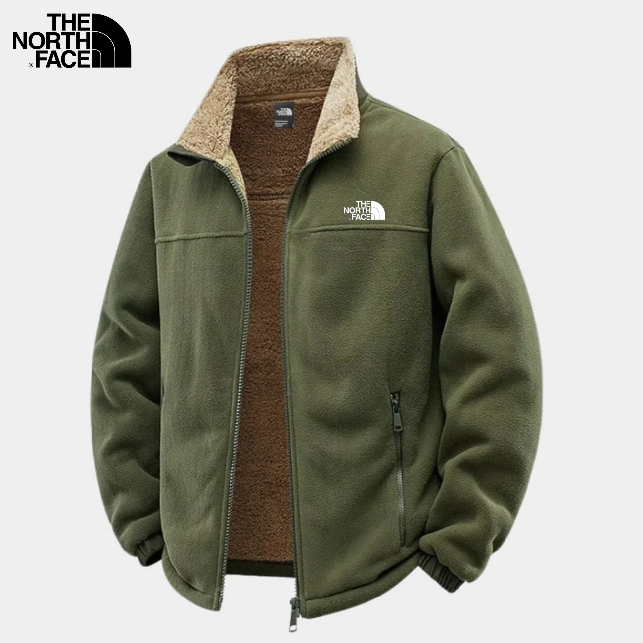 Warm Sherpa Fleece Jacket - CLEARANCE SALE - Image 3