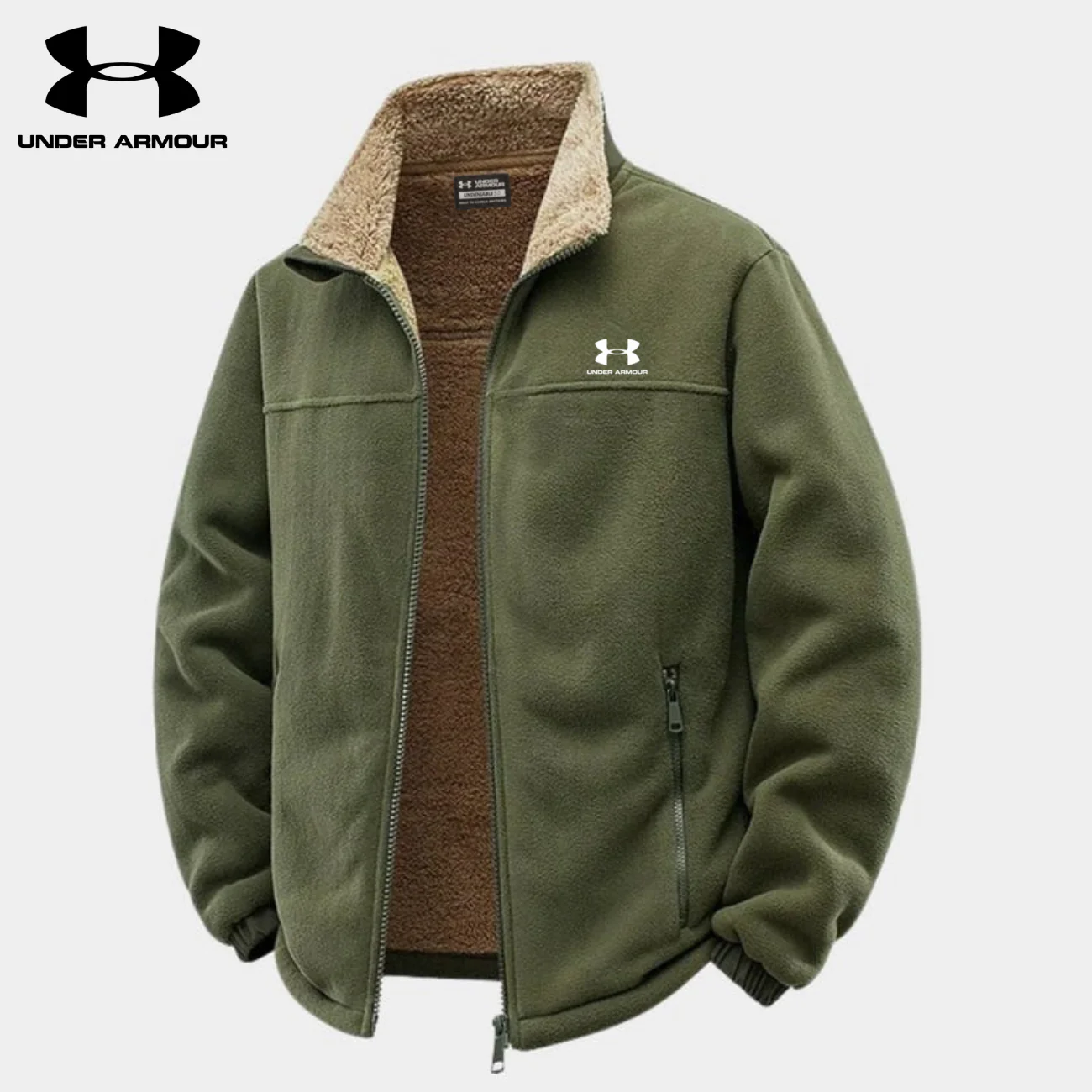 Warm Sherpa Fleece Jacket - CLEARANCE SALE - Image 3