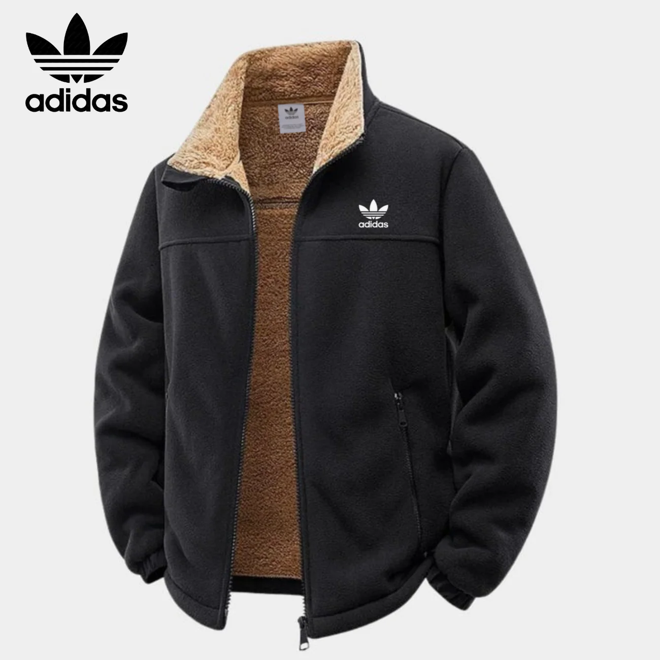 Warm Sherpa Fleece Jacket - CLEARANCE SALE - Image 2