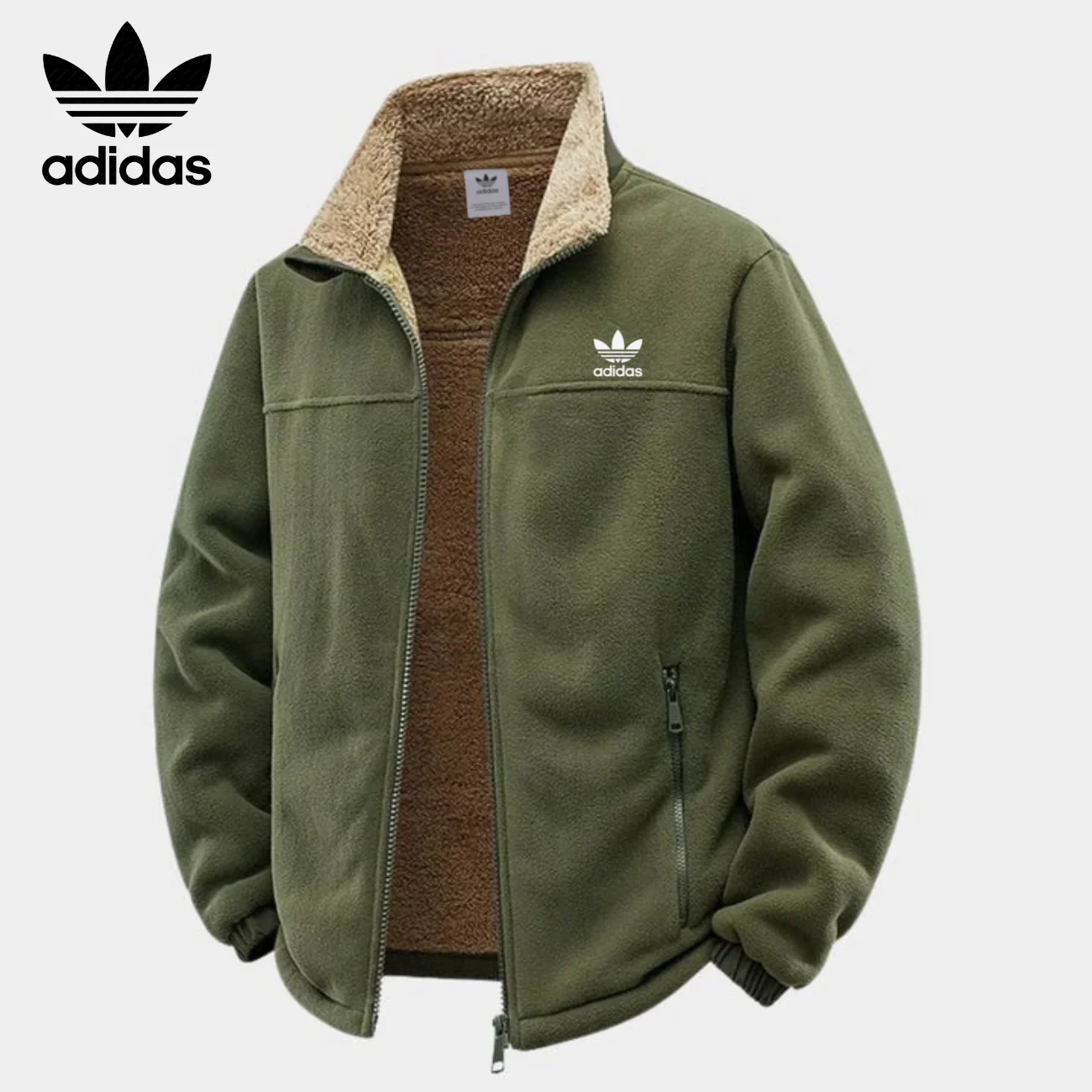 Warm Sherpa Fleece Jacket - CLEARANCE SALE - Image 3