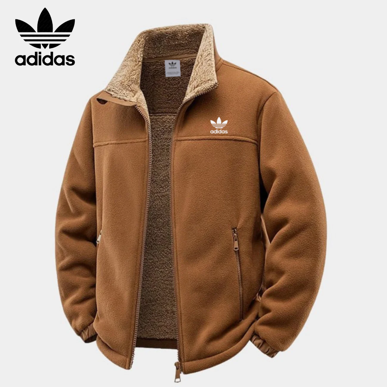 Warm Sherpa Fleece Jacket - CLEARANCE SALE - Image 4