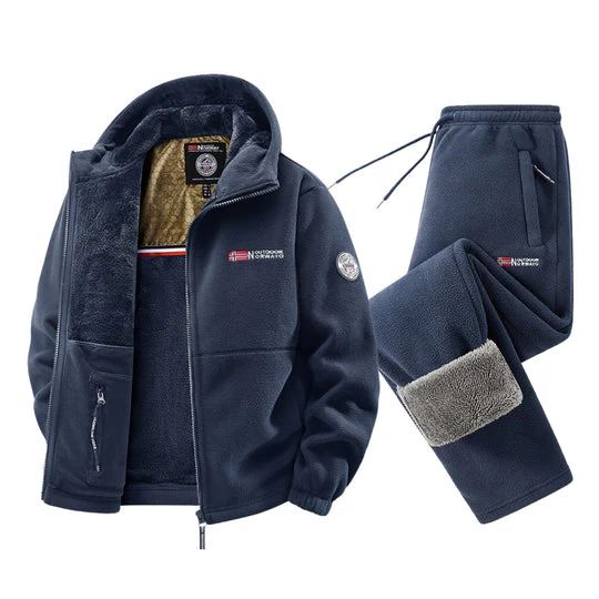 Warm Sherpa Tracksuit Set - Clearance Sale - Image 2