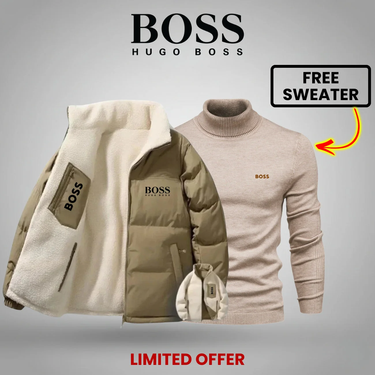 WINTER DOUBLE-FACED JACKET + FREE SWEATER -LIMITED TIME OFFER- - Image 21