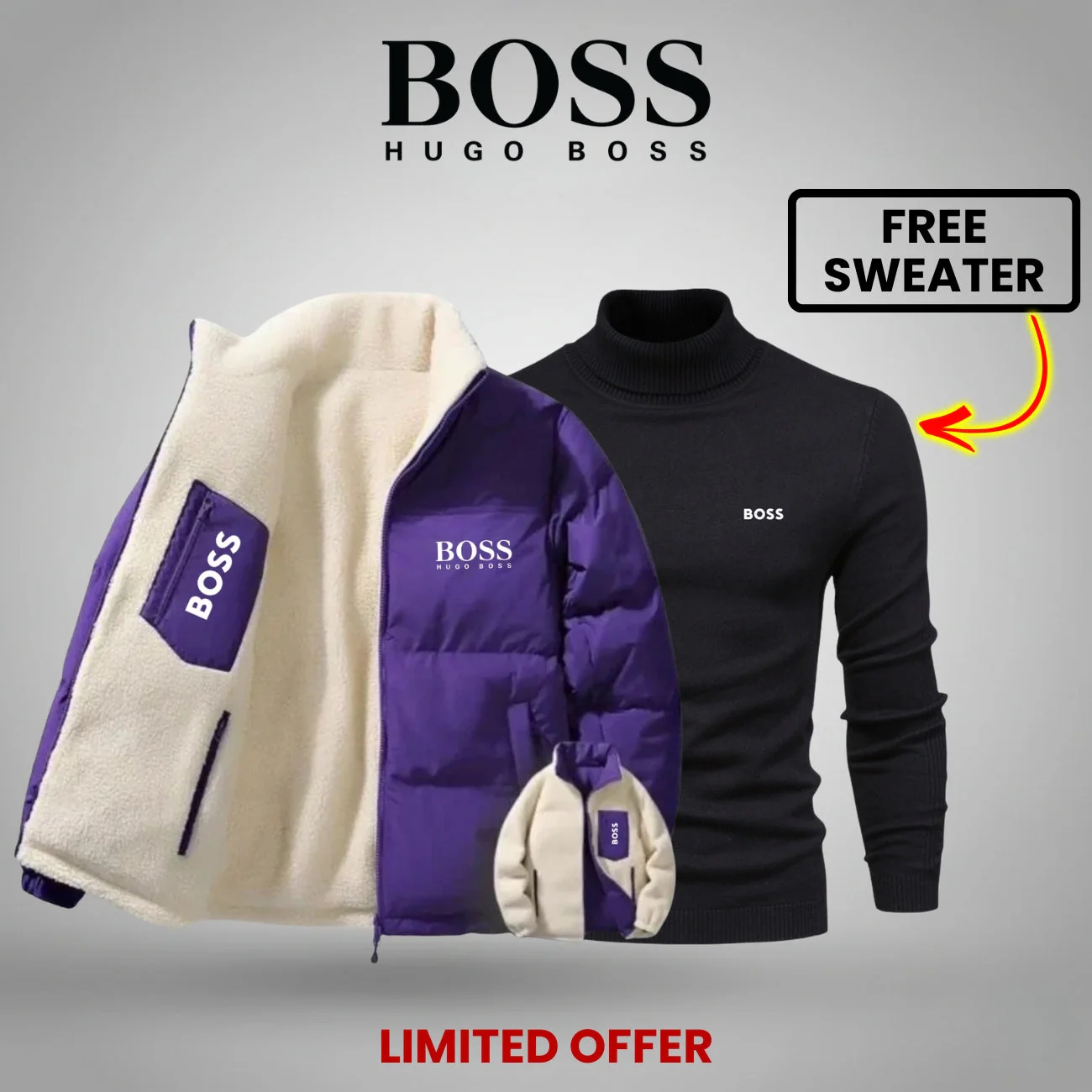 WINTER DOUBLE-FACED JACKET + FREE SWEATER -LIMITED TIME OFFER- - Image 25