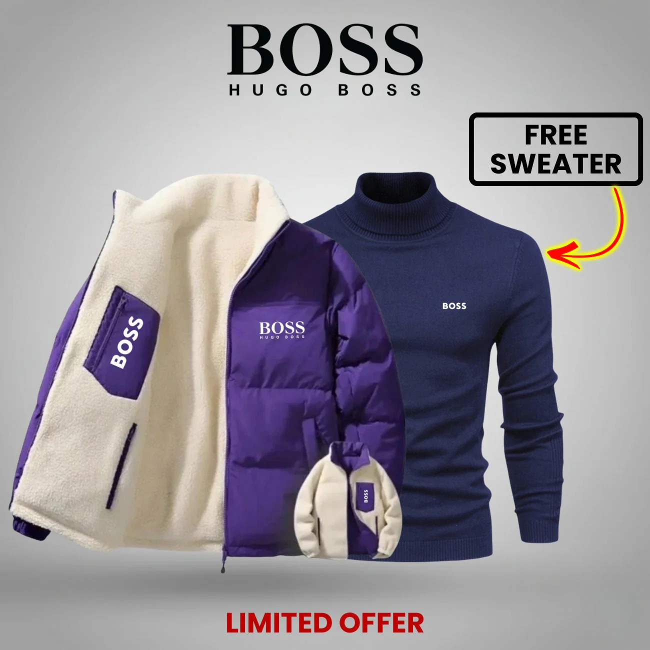 WINTER DOUBLE-FACED JACKET + FREE SWEATER -LIMITED TIME OFFER- - Image 29