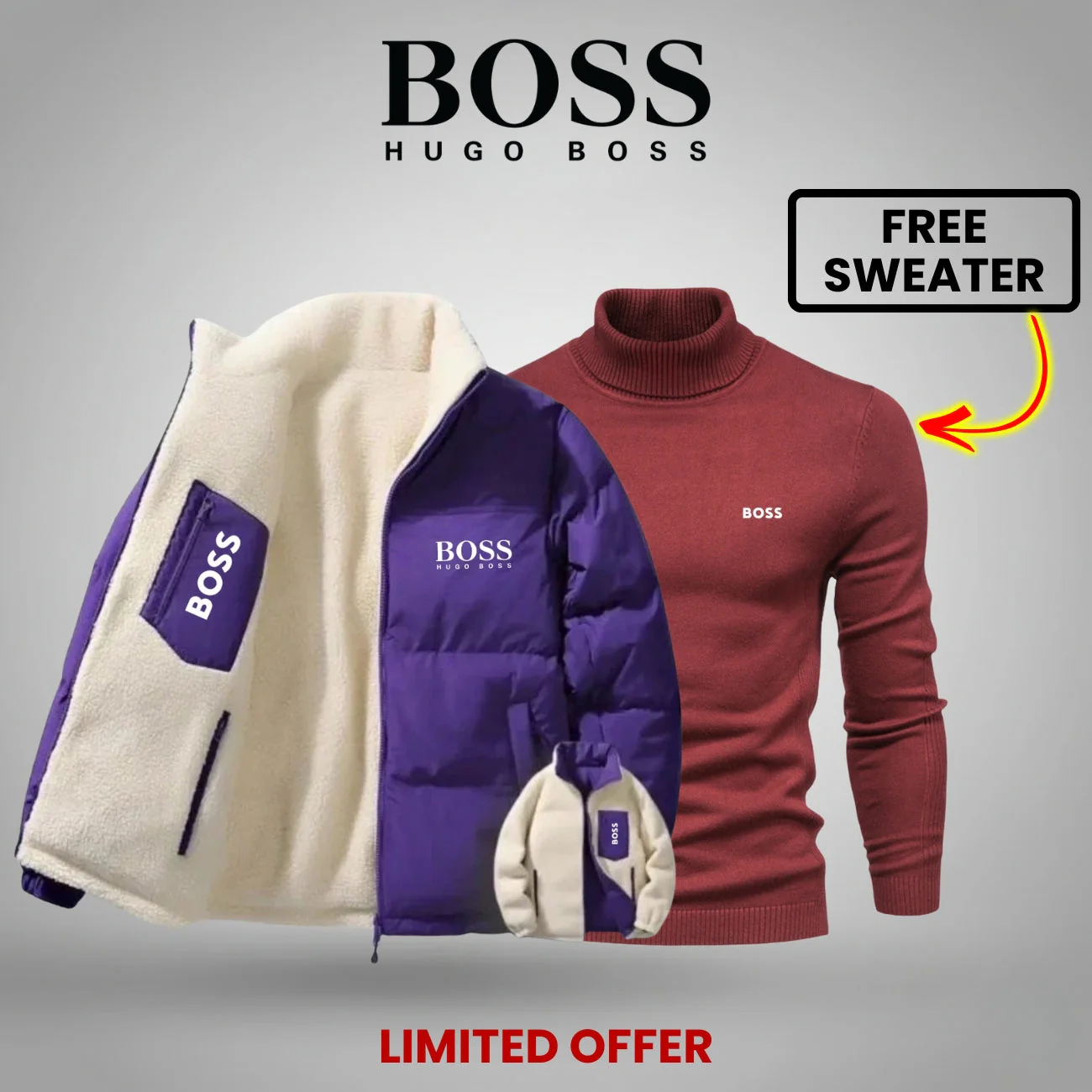 WINTER DOUBLE-FACED JACKET + FREE SWEATER -LIMITED TIME OFFER- - Image 30