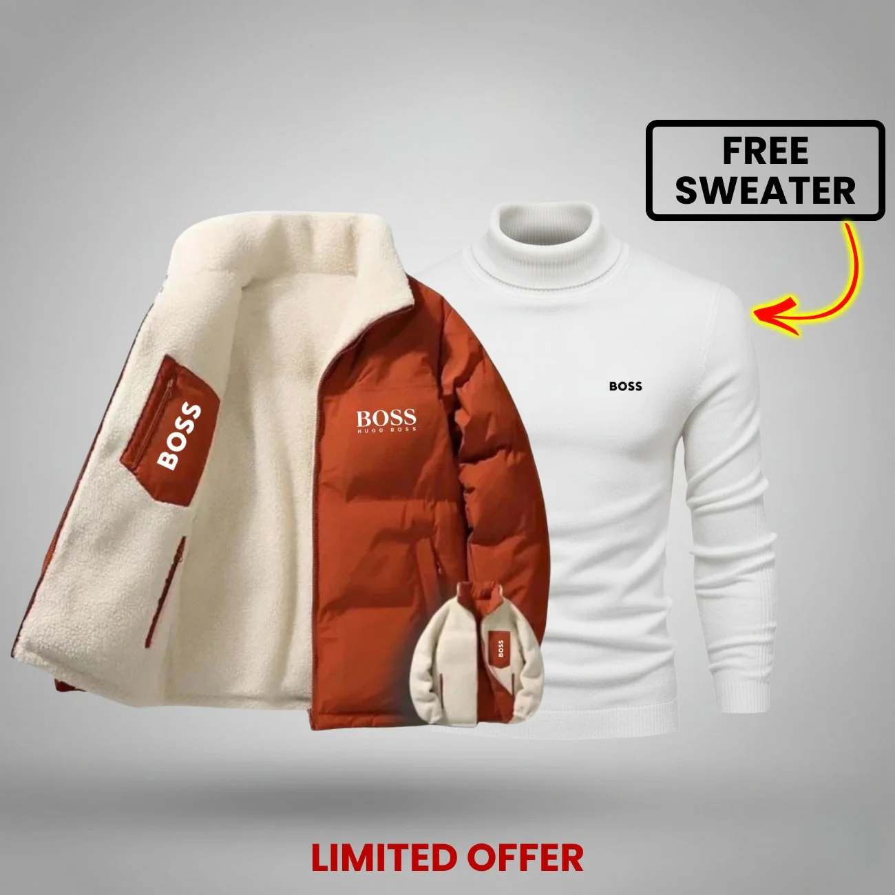 WINTER DOUBLE-FACED JACKET + FREE SWEATER - LIMITED TIME OFFER - Image 14