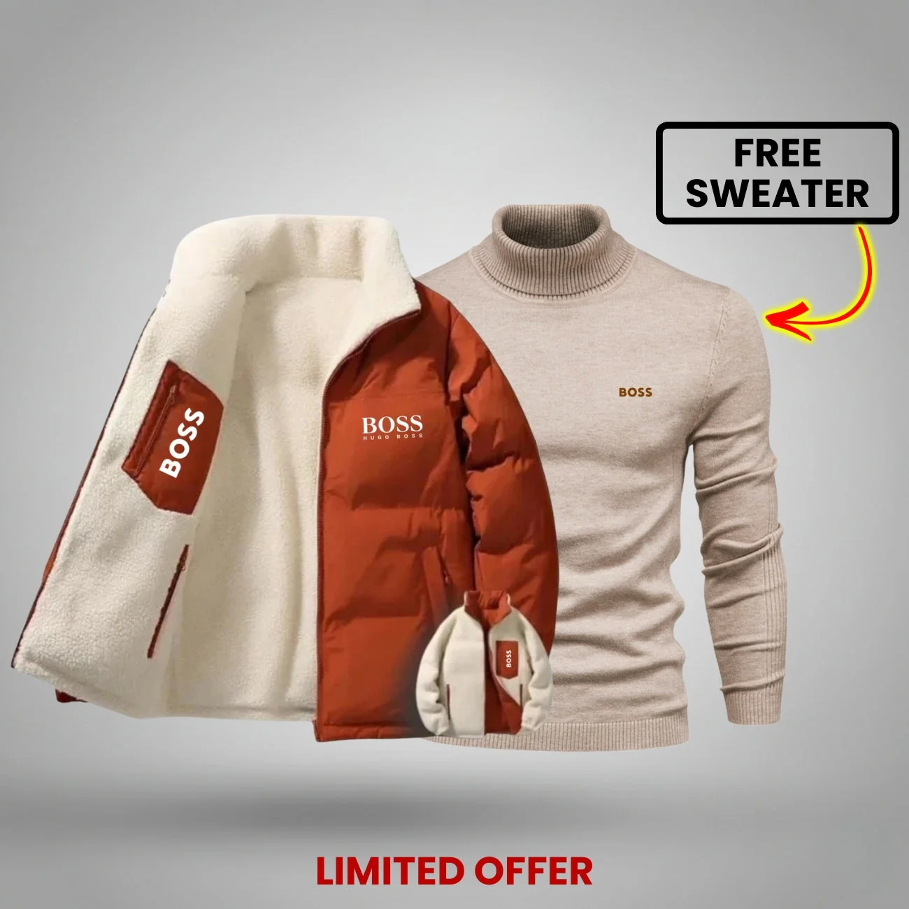 WINTER DOUBLE-FACED JACKET + FREE SWEATER - LIMITED TIME OFFER - Image 15