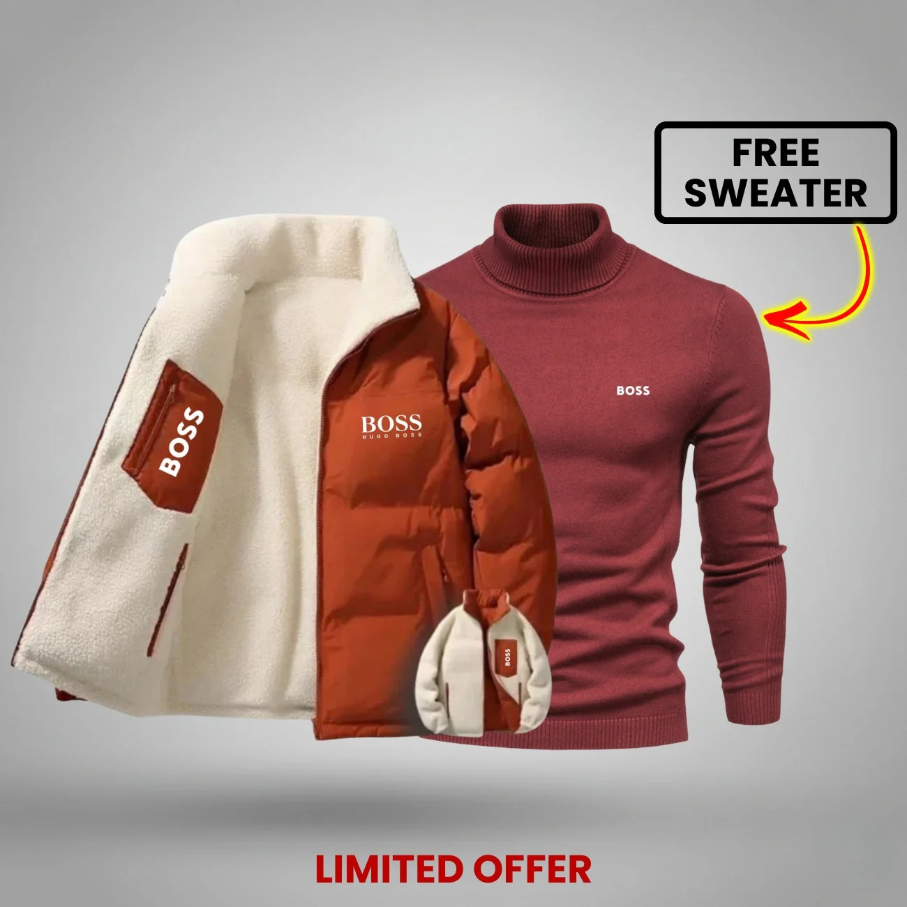 WINTER DOUBLE-FACED JACKET + FREE SWEATER - LIMITED TIME OFFER - Image 18