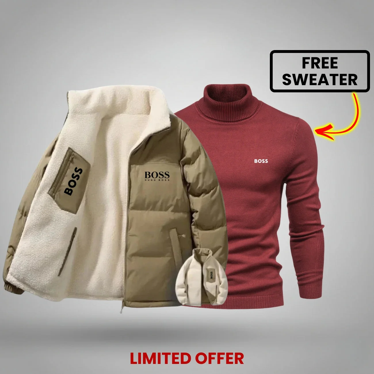 WINTER DOUBLE-FACED JACKET + FREE SWEATER - LIMITED TIME OFFER - Image 24