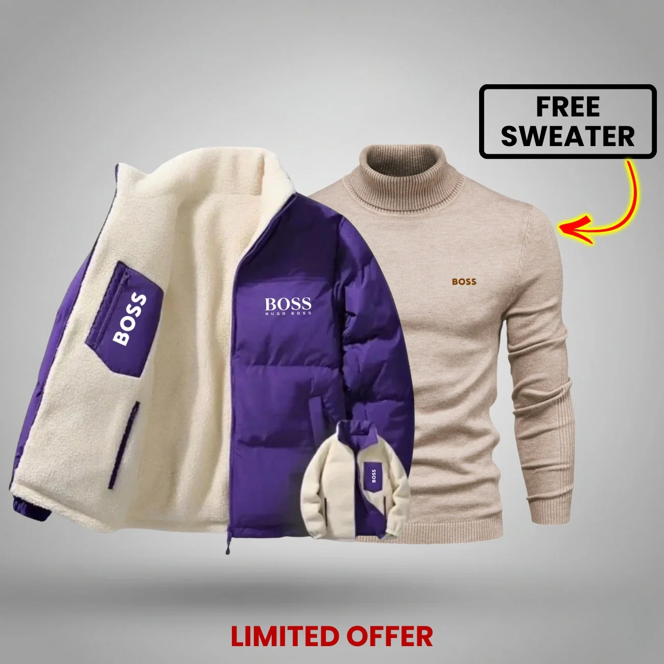 WINTER DOUBLE-FACED JACKET + FREE SWEATER - LIMITED TIME OFFER - Image 27