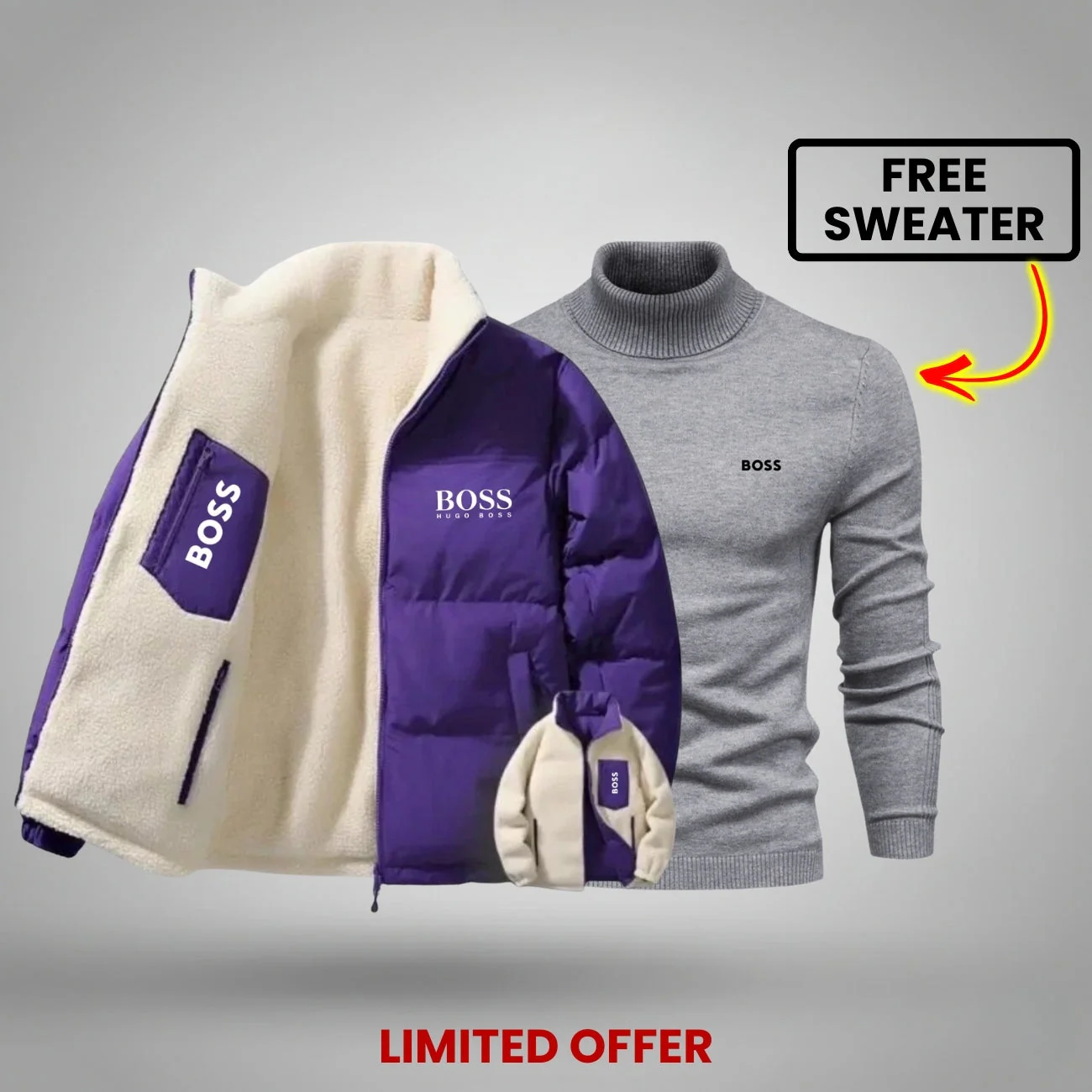 WINTER DOUBLE-FACED JACKET + FREE SWEATER - LIMITED TIME OFFER - Image 28
