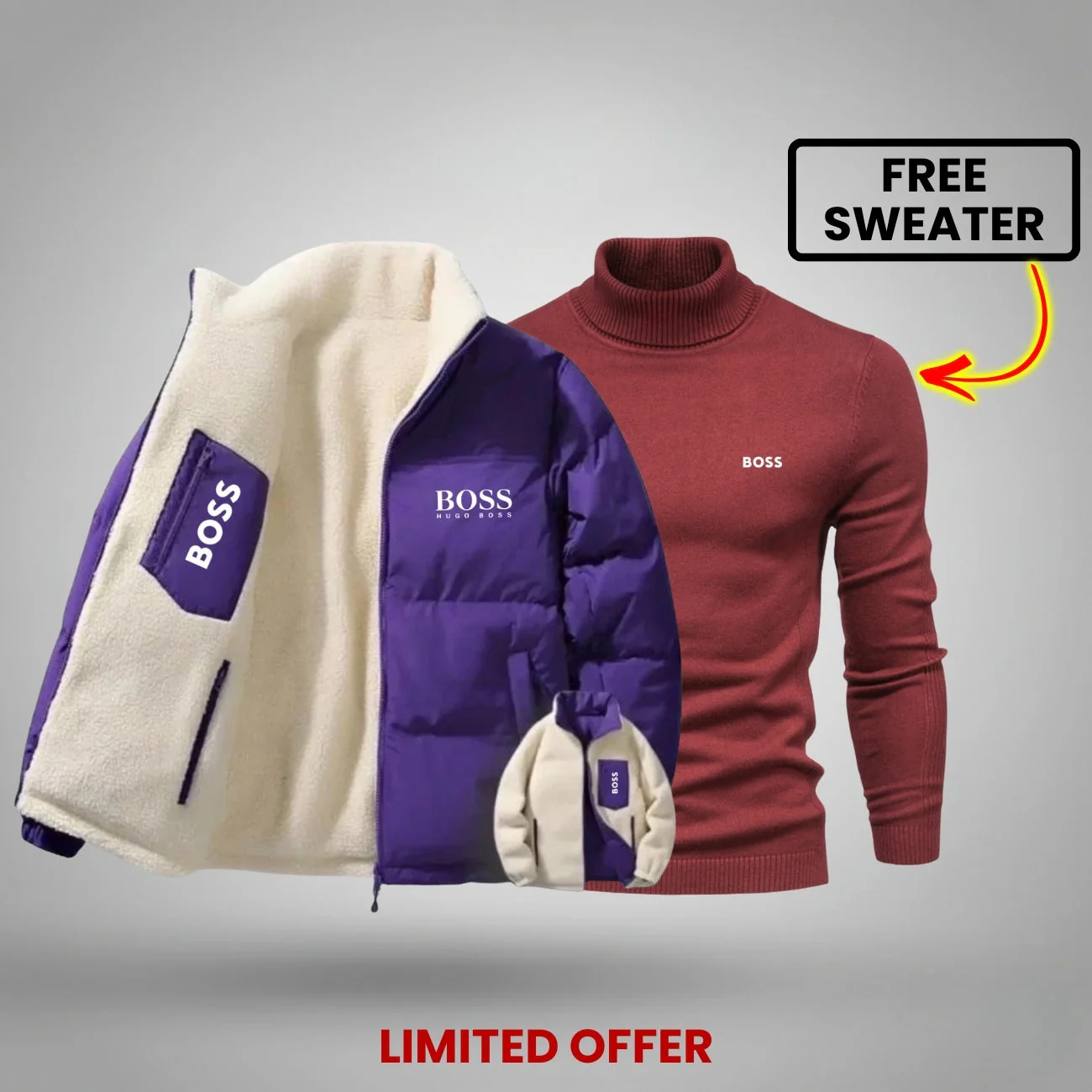 WINTER DOUBLE-FACED JACKET + FREE SWEATER - LIMITED TIME OFFER - Image 30