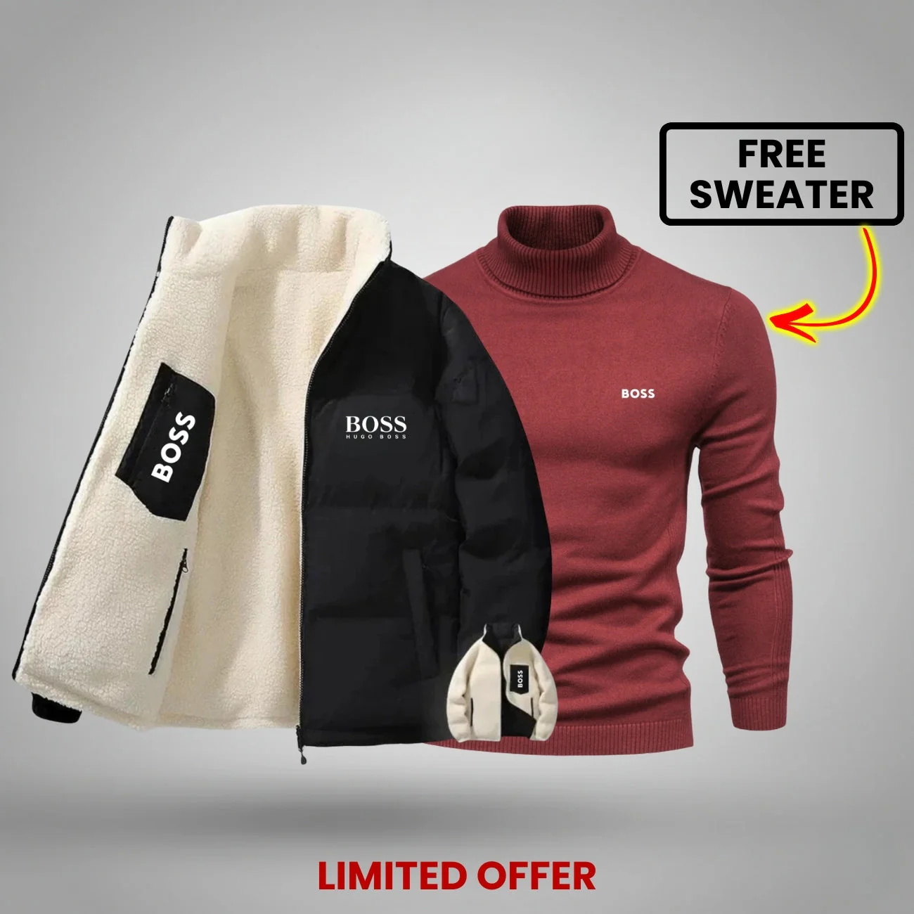 WINTER DOUBLE-FACED JACKET + FREE SWEATER - LIMITED TIME OFFER - Image 6