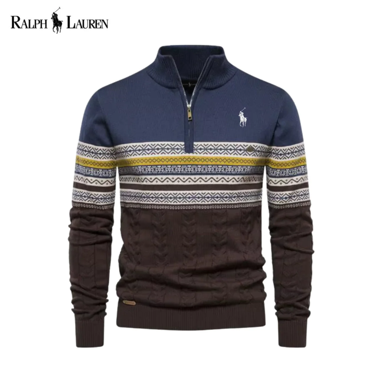 Winter Knit Half-Zip Sweater || Clearance Sale - Image 5