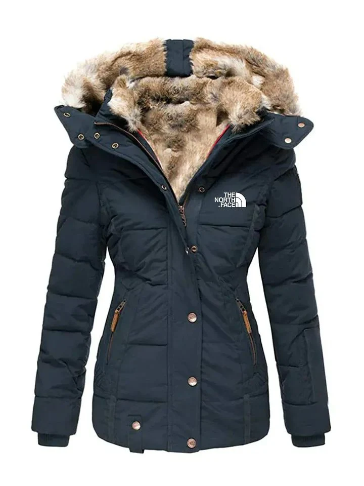 Women's Faux Fur Lined Winter Jacket - Clearance Sale