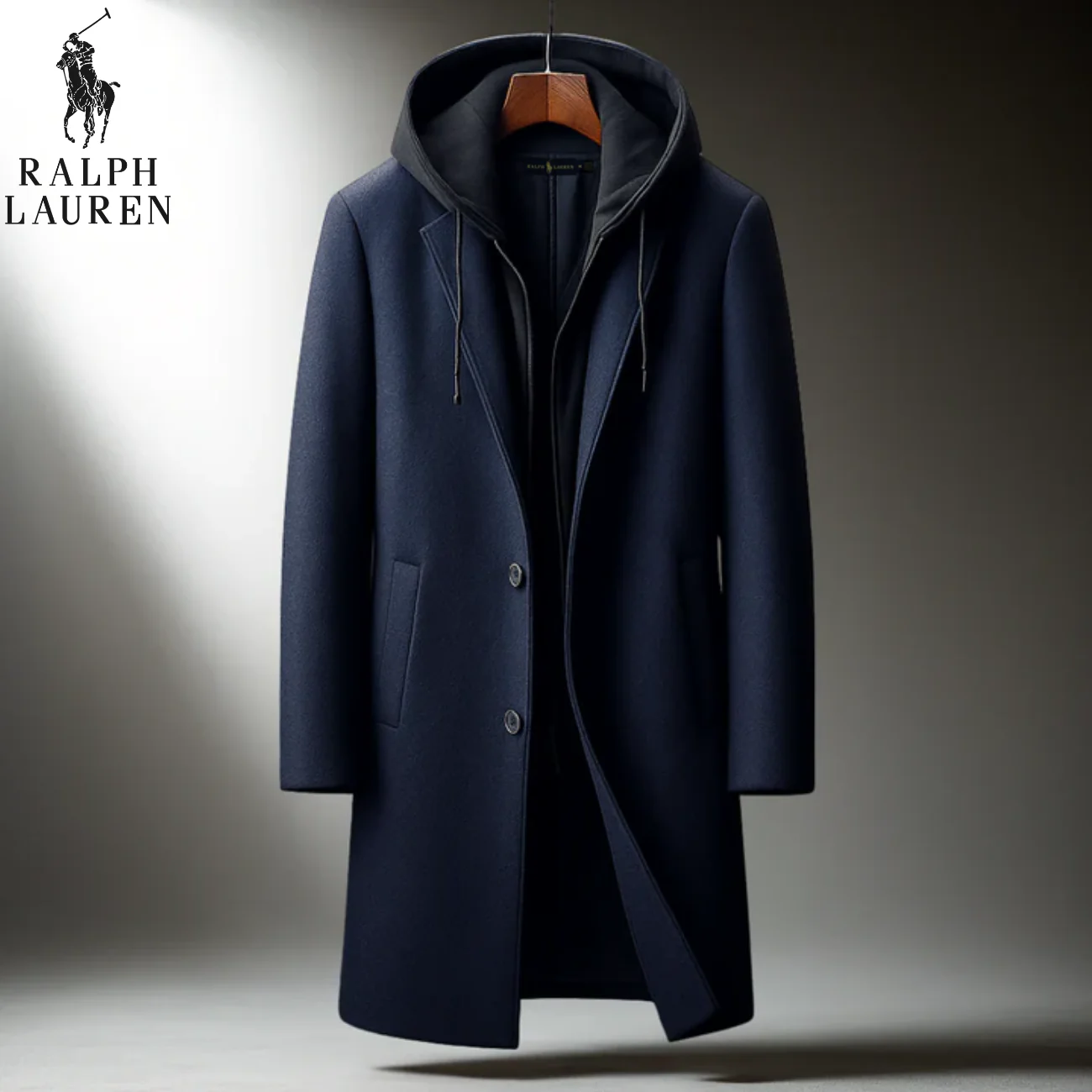 Wool-Blend Hooded Coat || Clearance Sale - Image 3