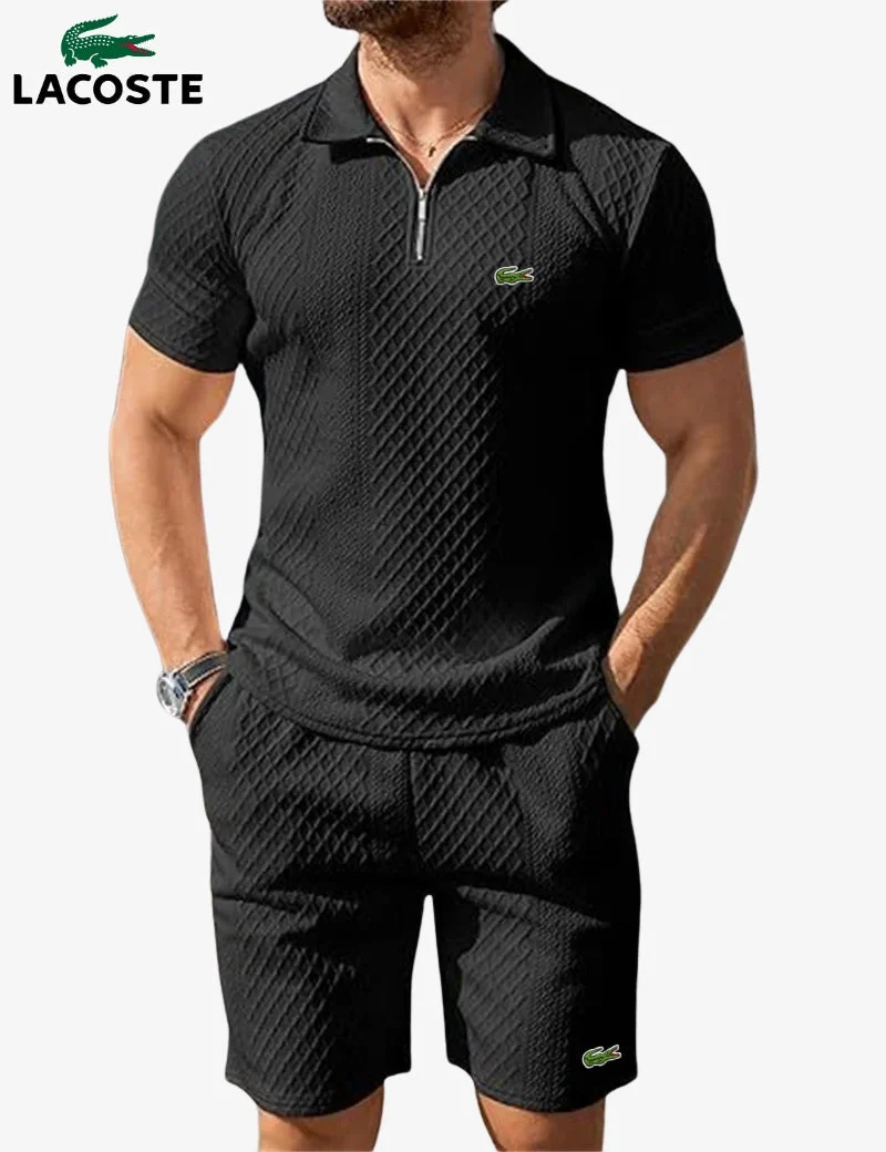 Zip Polo & Shorts Set || CLEARANCE - Image 3