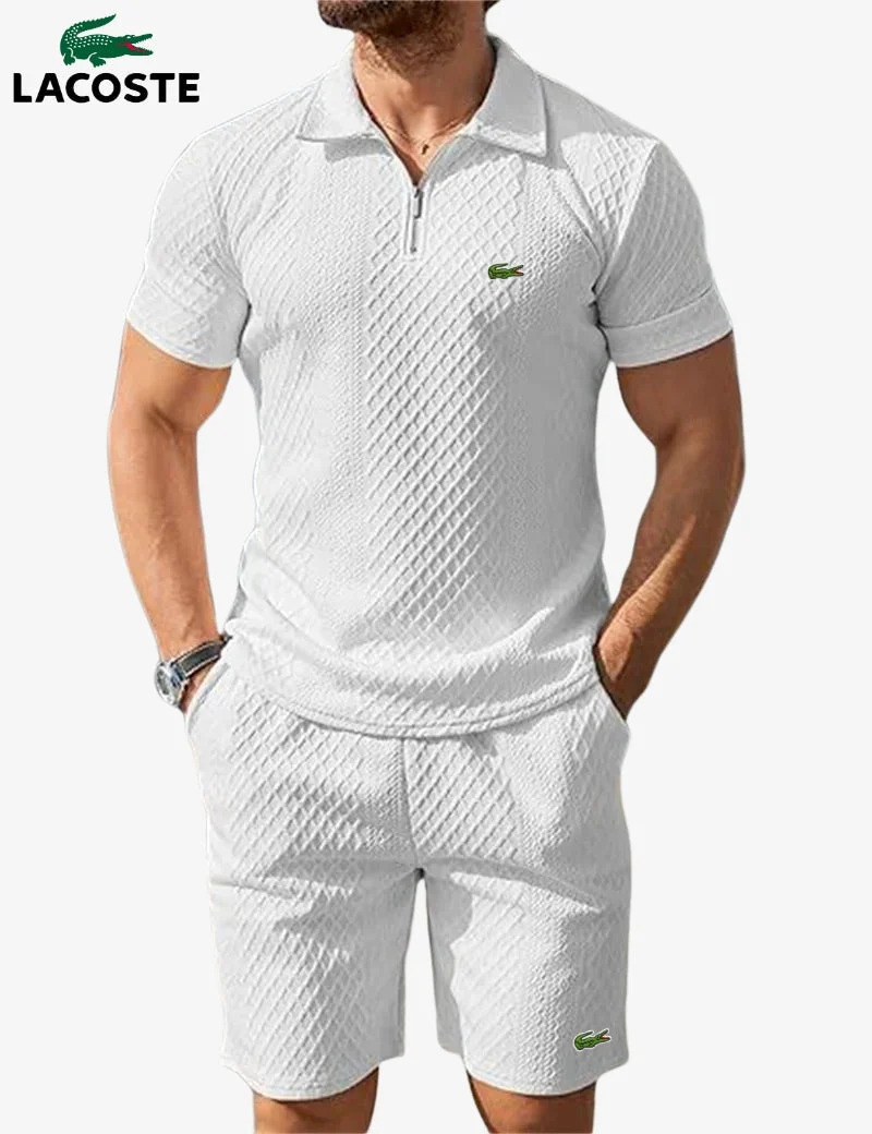 Zip Polo & Shorts Set || CLEARANCE - Image 2