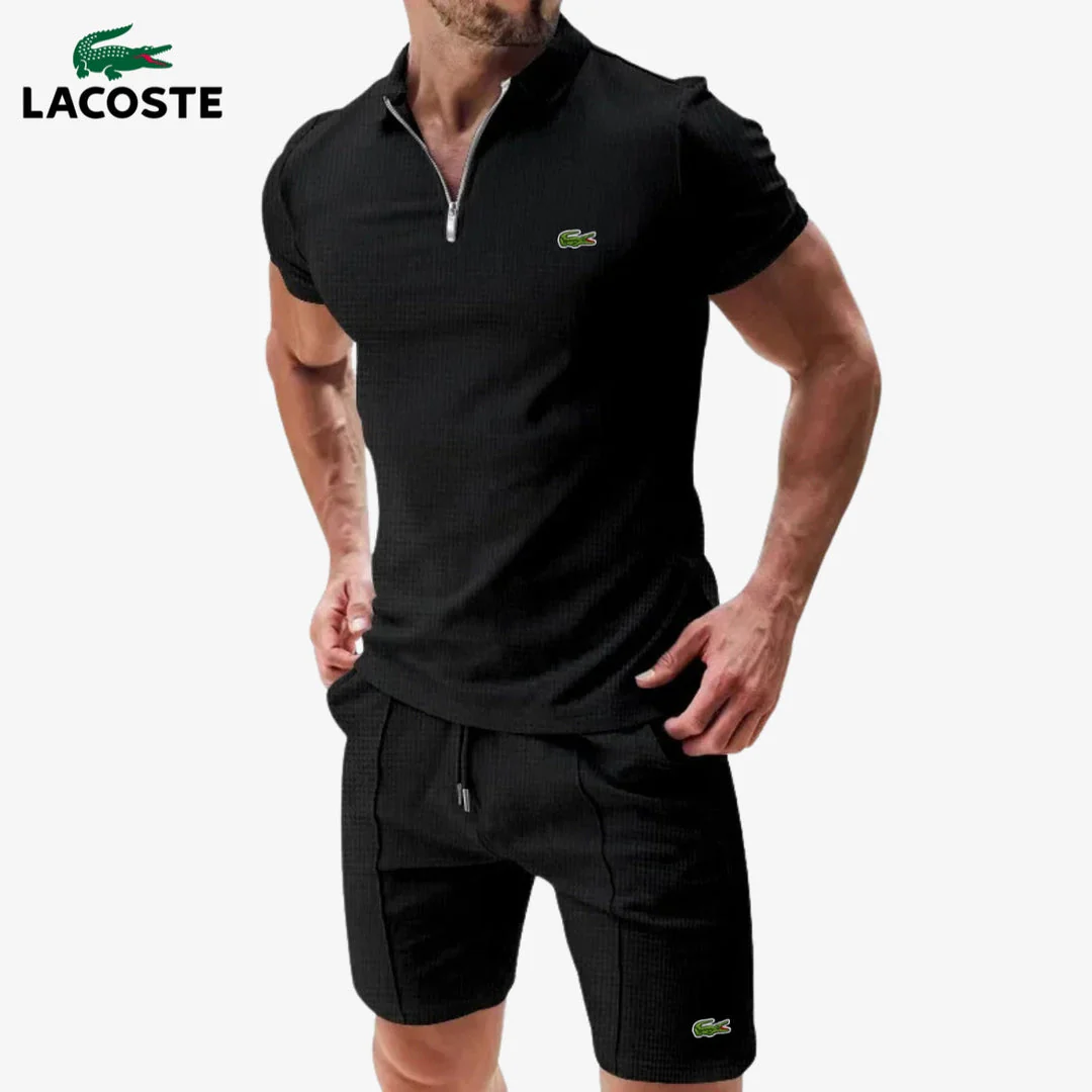 Zip Polo & Shorts Set || CLEARANCE - Image 2