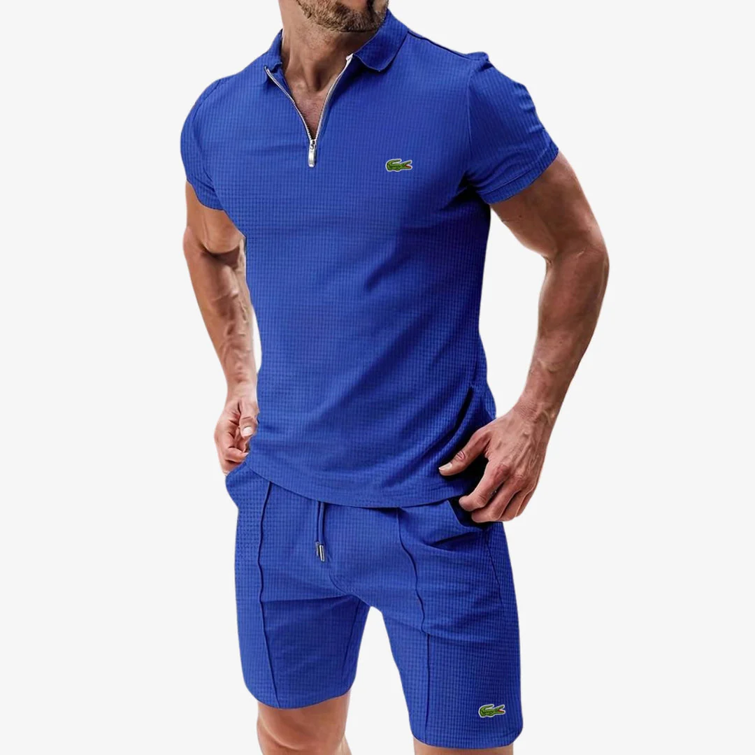 Zip Polo & Shorts Set - CLEARANCE - Image 5