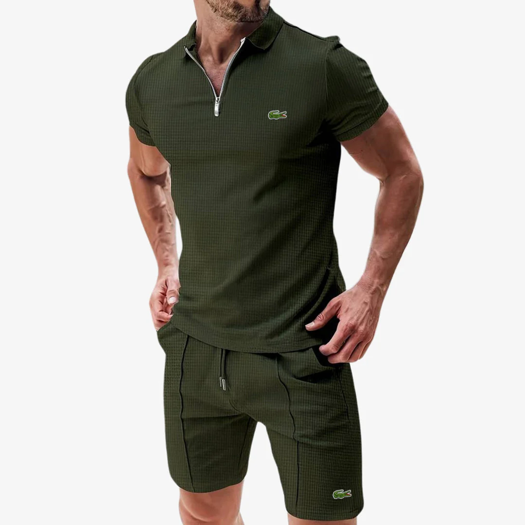 Zip Polo & Shorts Set - CLEARANCE - Image 7