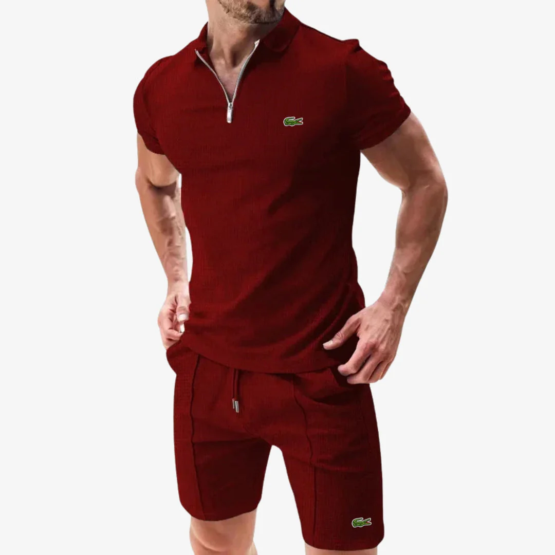 Zip Polo & Shorts Set - CLEARANCE - Image 9