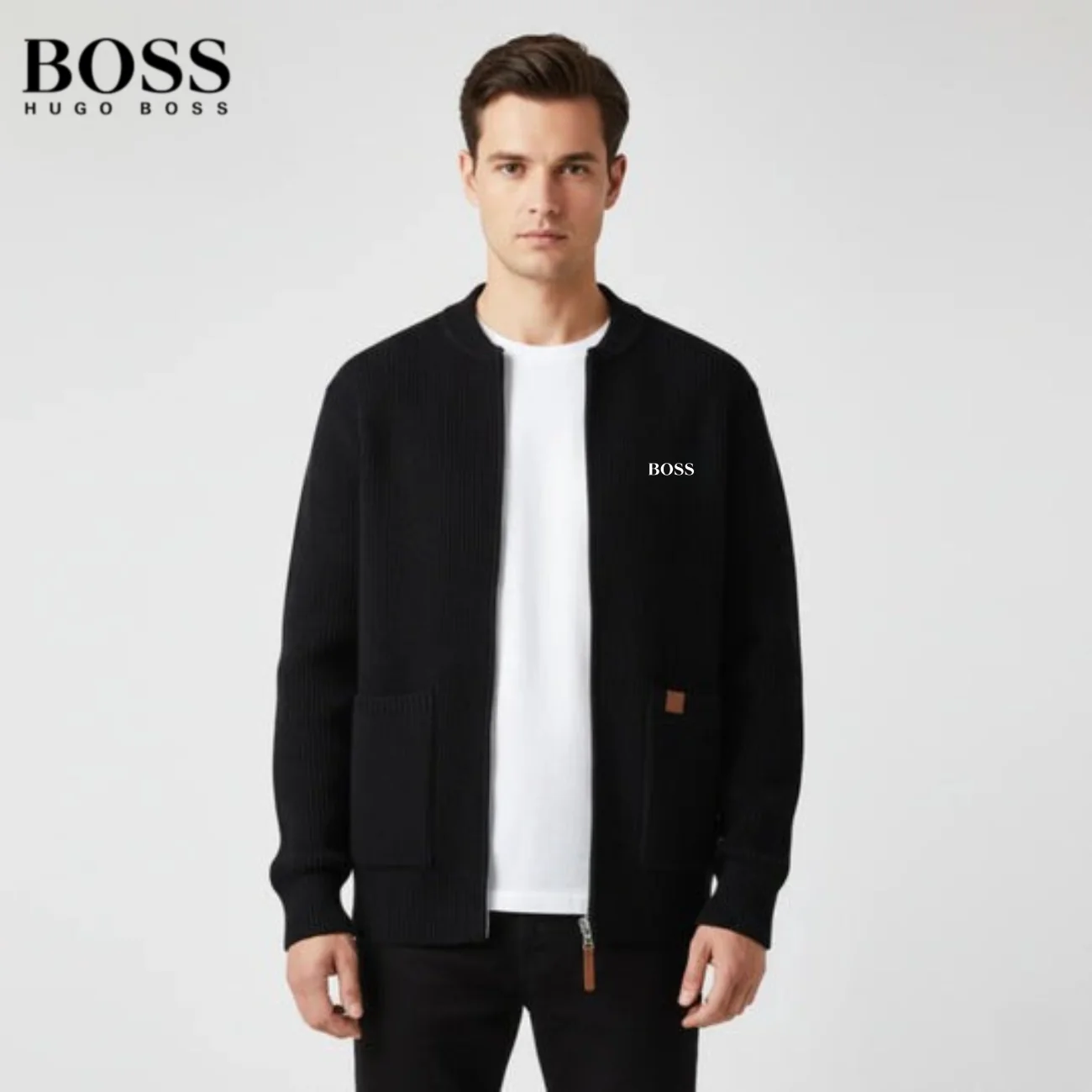 Zipped Knit Cardigan || CLEARANCE PRICE - Image 7