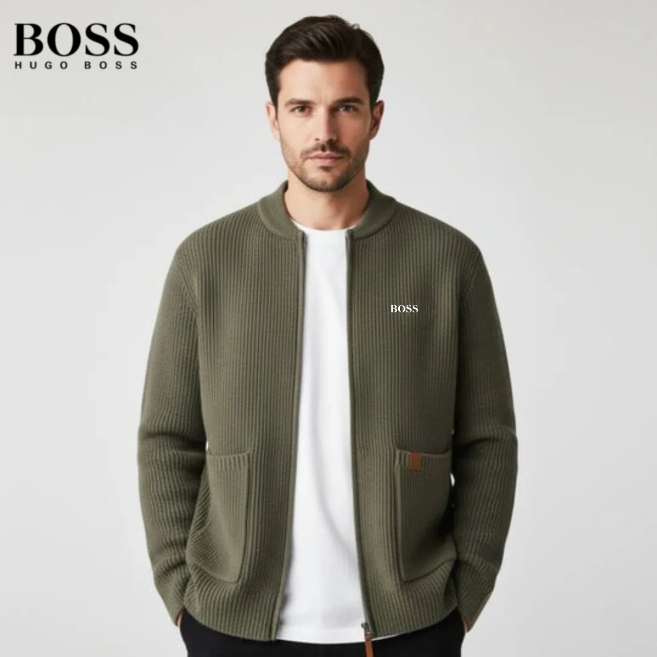 Zipped Knit Cardigan || CLEARANCE PRICE - Image 8