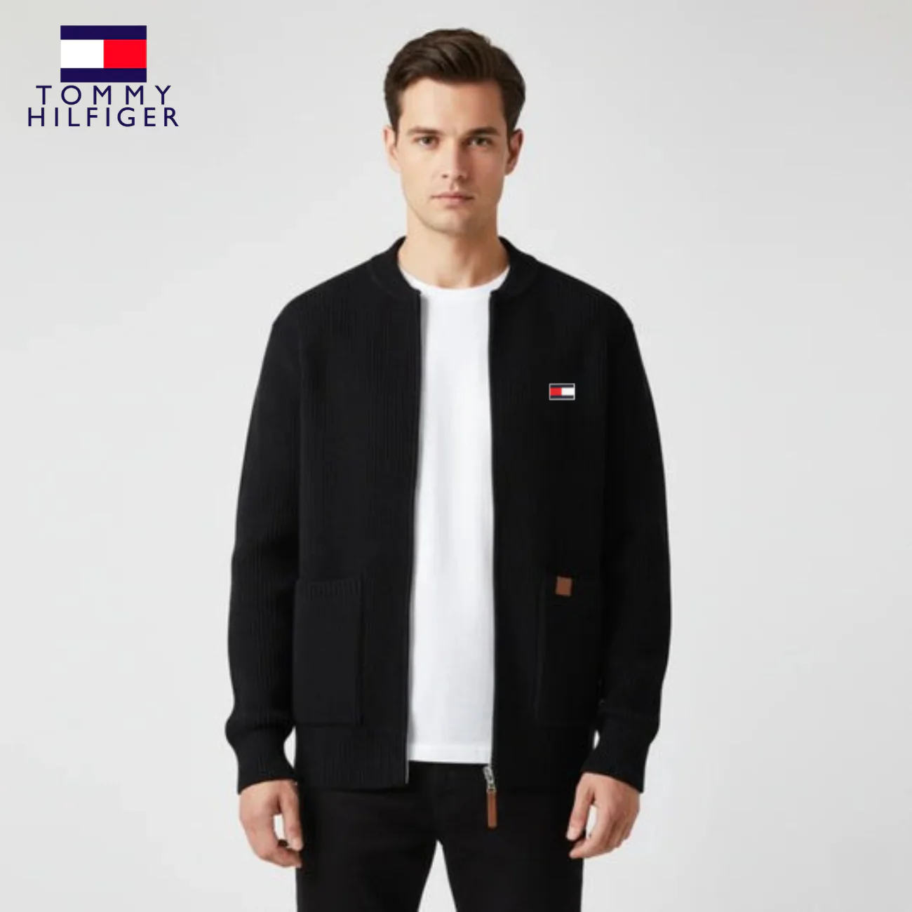 Zipped Knit Cardigan || CLEARANCE PRICE - Image 7