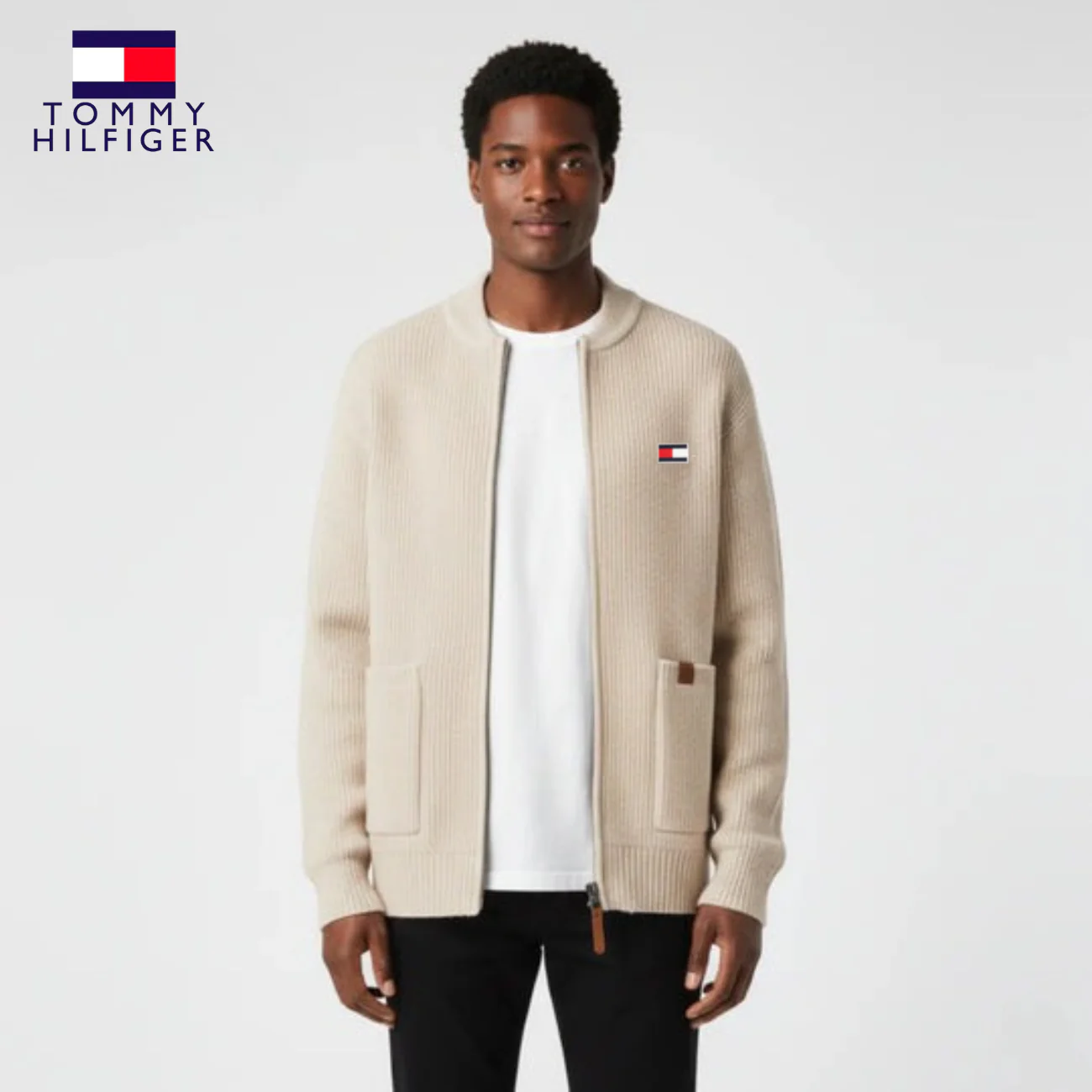 Zipped Knit Cardigan || CLEARANCE PRICE - Image 9