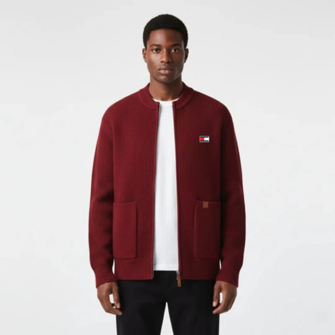 Zipped Knit Cardigan - CLEARANCE PRICE - Image 10