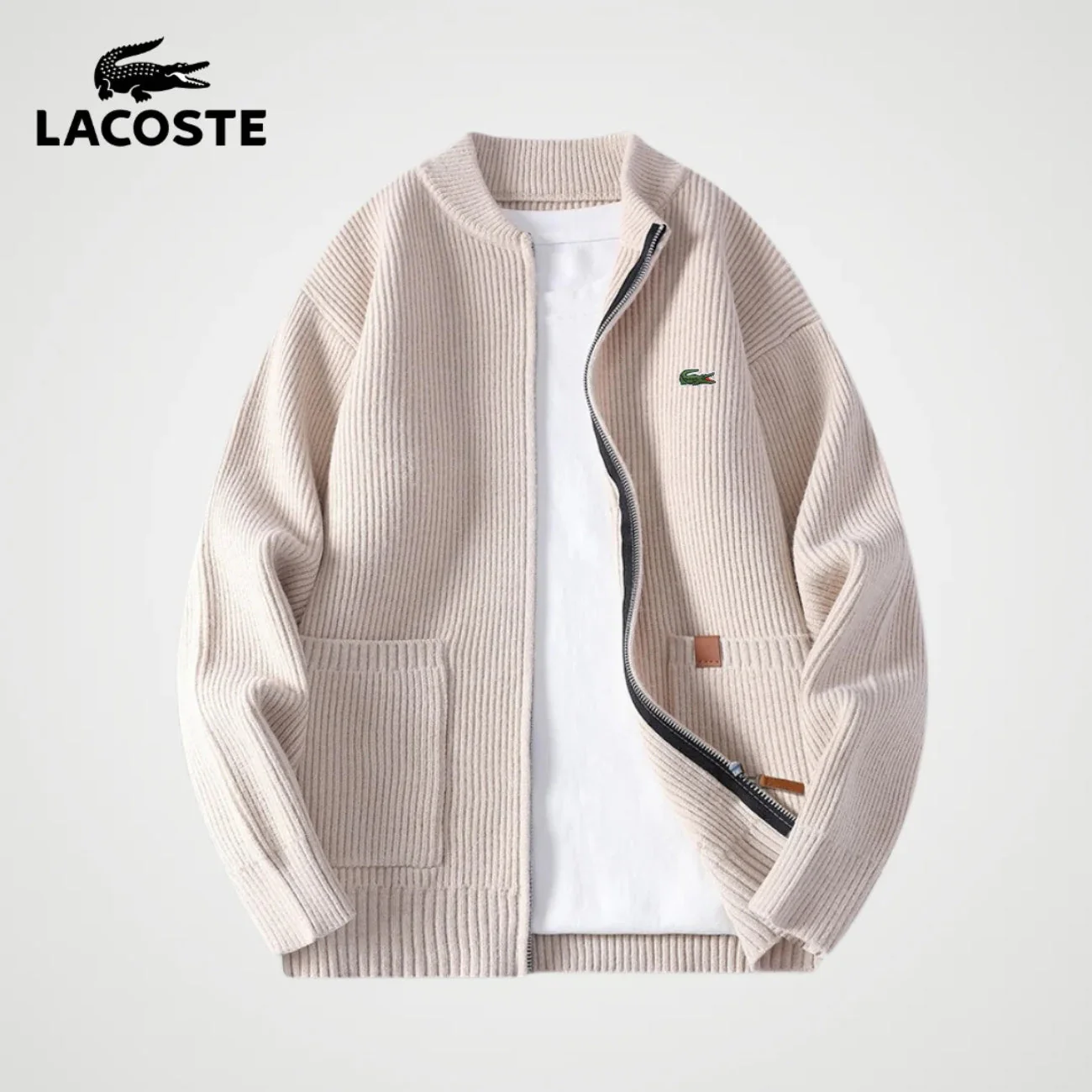 Zipped Knit Cardigan || CLEARANCE PRICE - Image 4