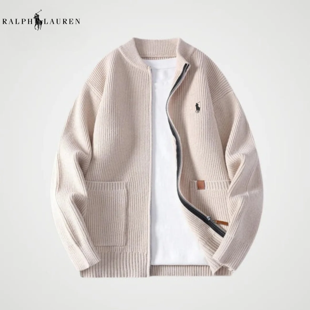 Zipped Knit Cardigan || CLEARANCE PRICE - Image 4