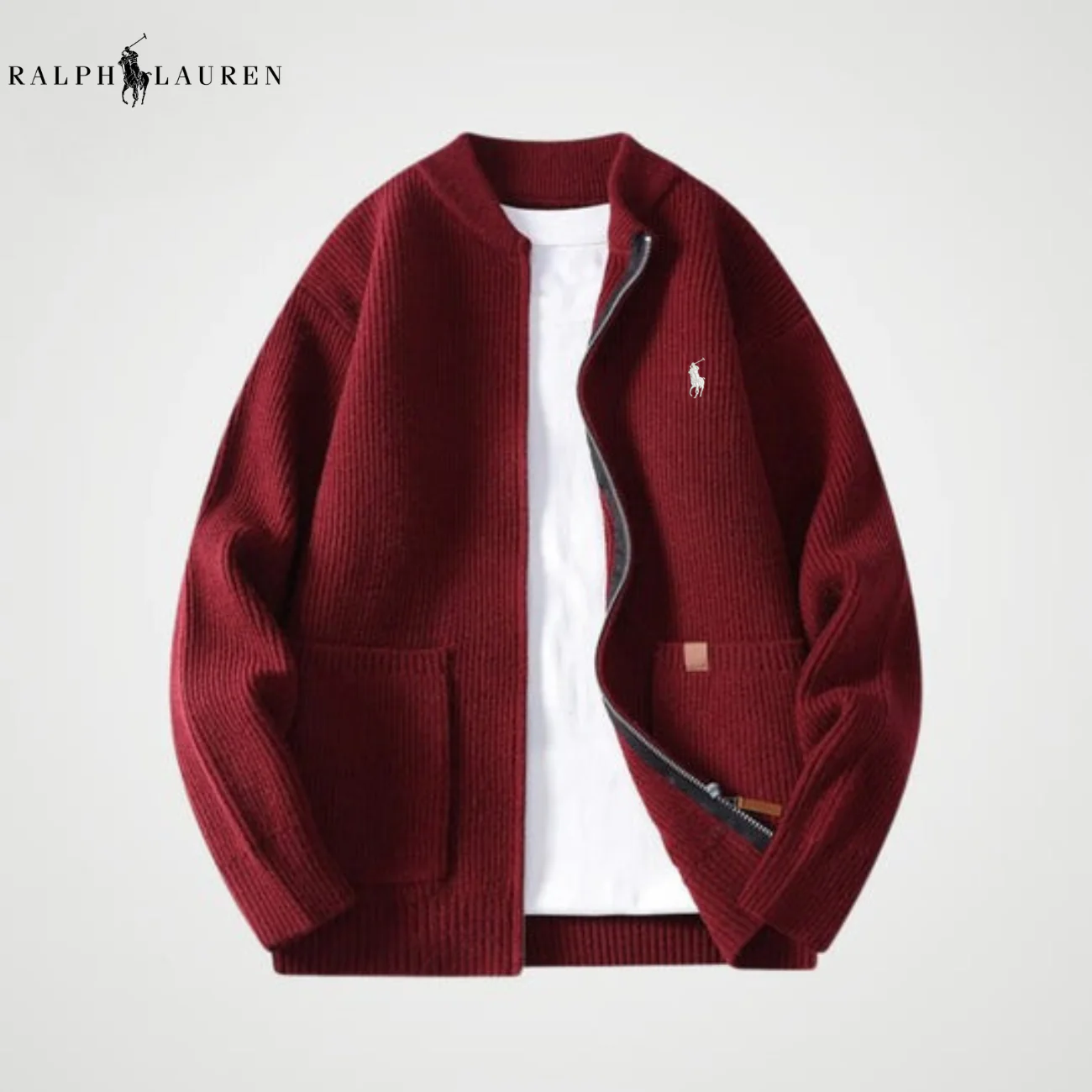 Zipped Knit Cardigan || CLEARANCE PRICE - Image 5