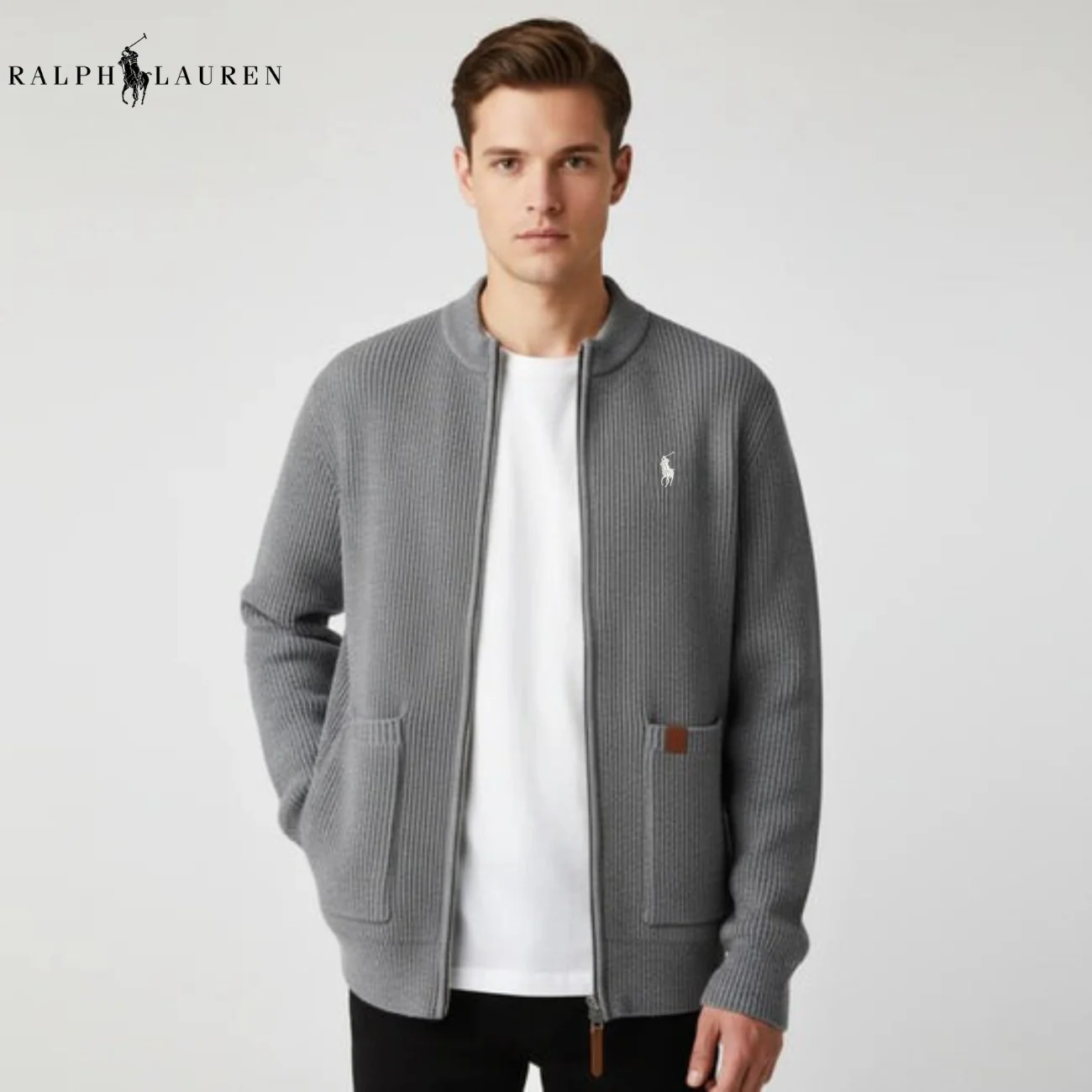 Zipped Knit Cardigan || CLEARANCE PRICE - Image 6