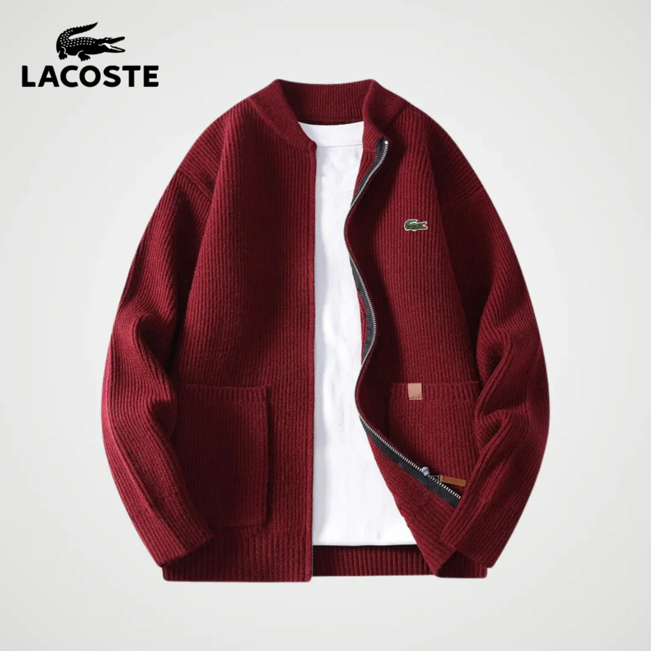 Zipped Knit Cardigan || CLEARANCE PRICE - Image 5