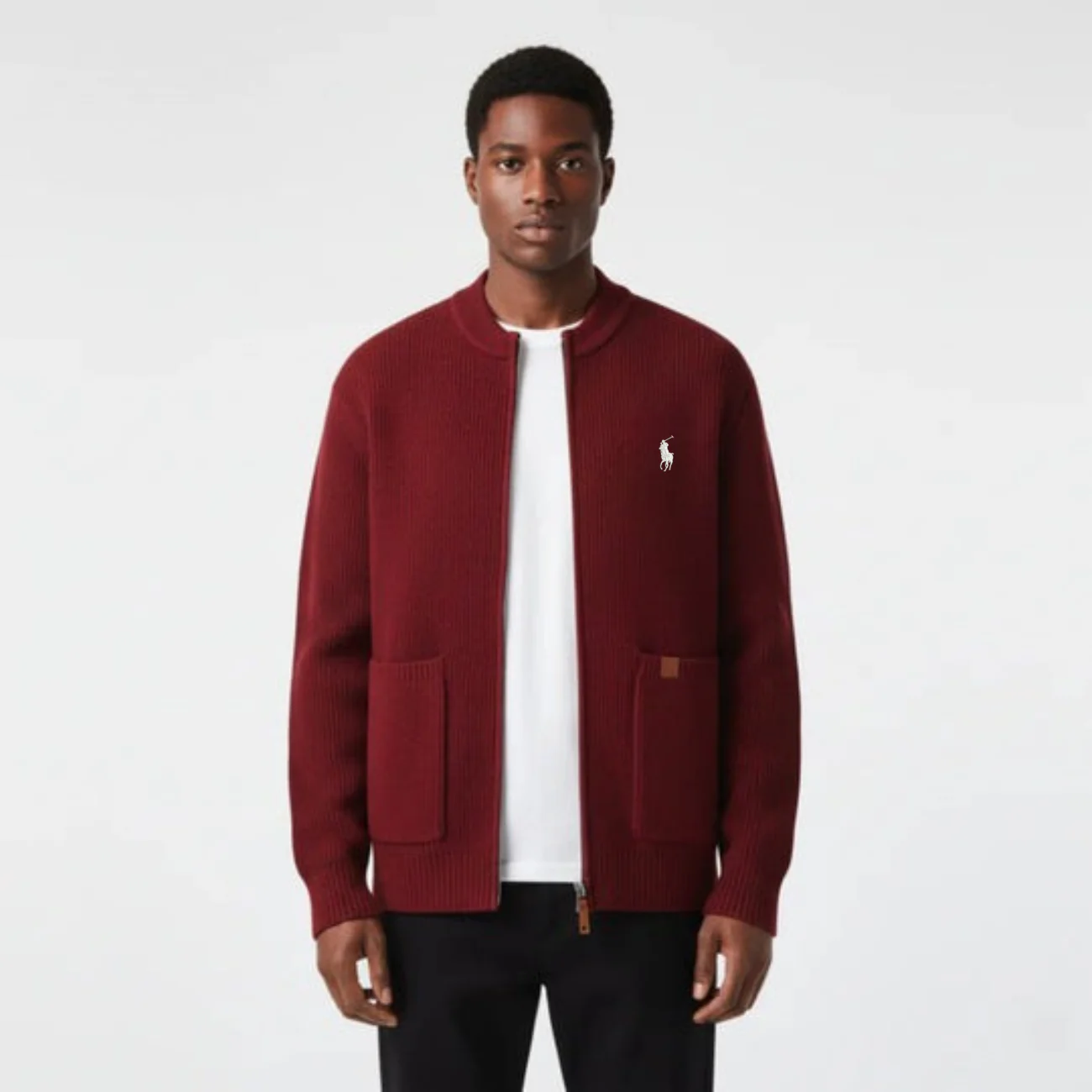 Zipped Knit Cardigan - CLEARANCE PRICE - Image 10