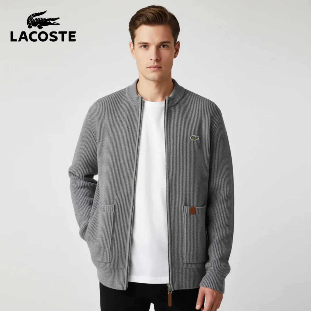 Zipped Knit Cardigan || CLEARANCE PRICE - Image 6