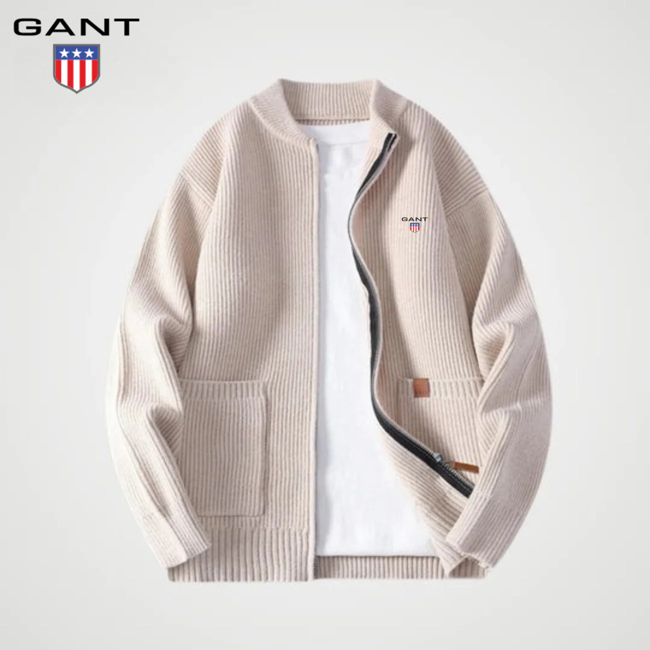 Zipped Knit Cardigan || CLEARANCE PRICE - Image 4