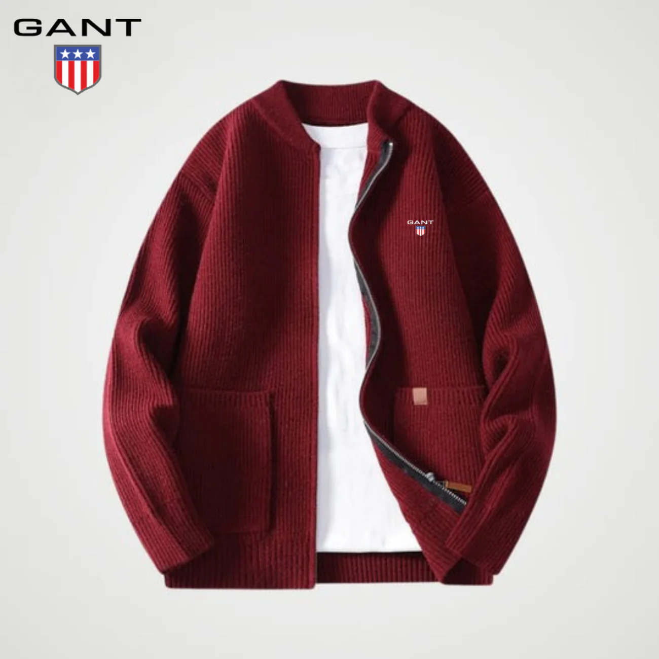 Zipped Knit Cardigan || CLEARANCE PRICE - Image 5
