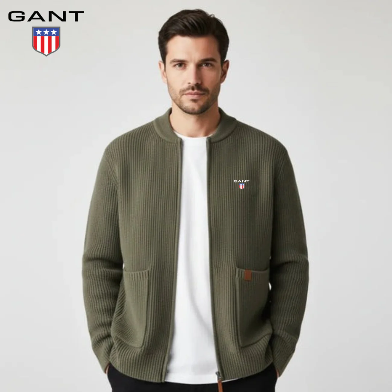 Zipped Knit Cardigan || CLEARANCE PRICE - Image 8